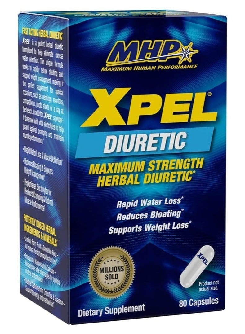 MHP Xpel Diuretic 80 Capsules 20 Serving