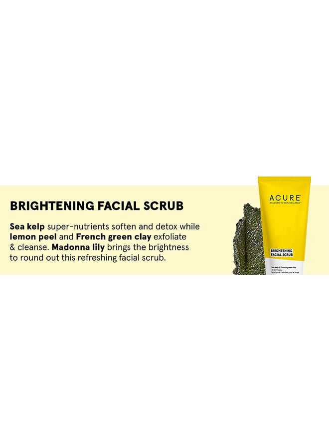 Brightening Facial Scrub 118ml，Removal Natural Organic Face Peeling Exfoliating Moisturizes Face Scrub Exfoliante Cream