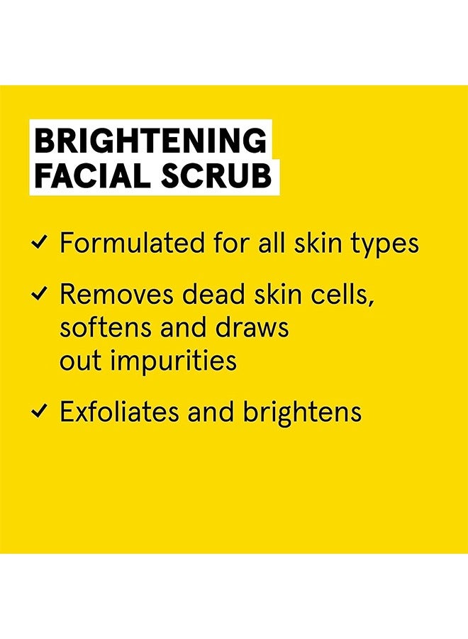 Brightening Facial Scrub 118ml，Removal Natural Organic Face Peeling Exfoliating Moisturizes Face Scrub Exfoliante Cream