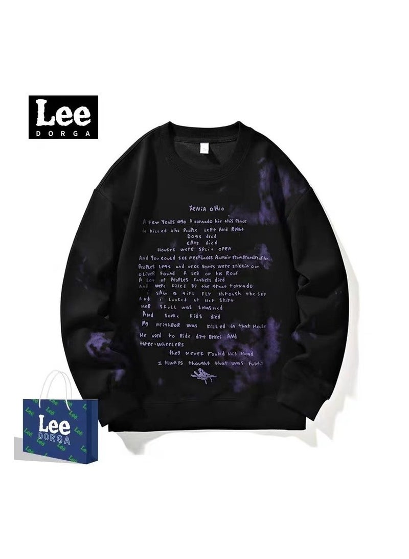 Lee Brand Hoodie Loose Casual Round Neck Long Sleeved Hoodie