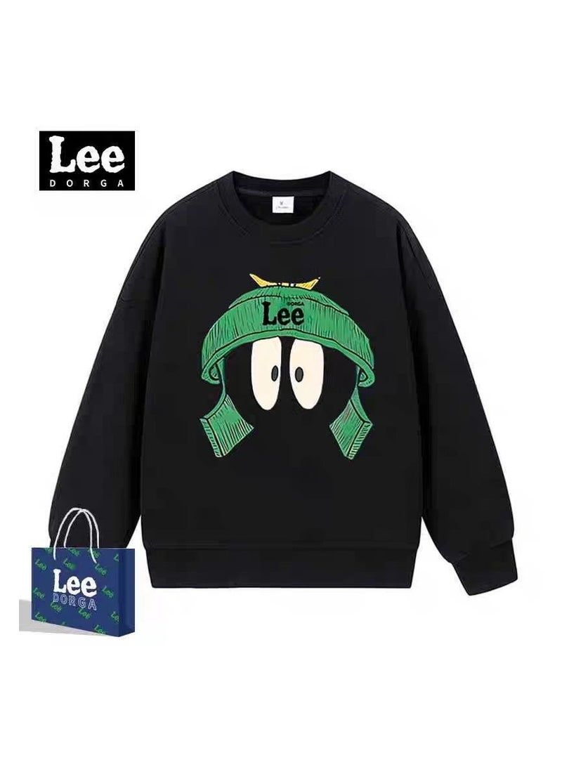 Lee Brand Hoodie Loose Casual Round Neck Long Sleeved Hoodie