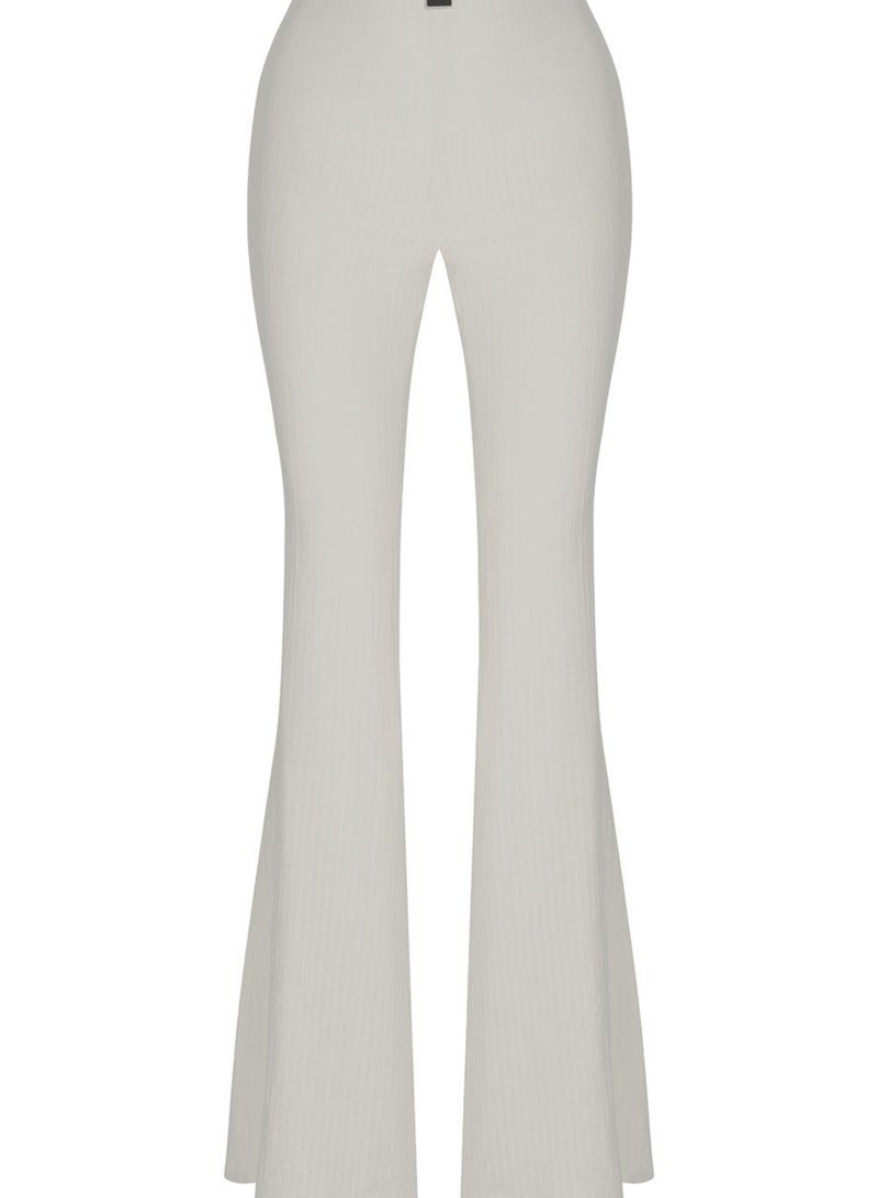 High Waist Bell-bottom Trousers