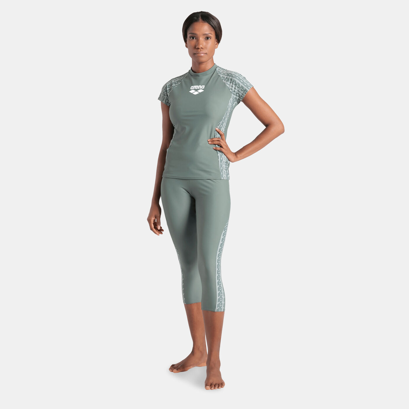 Women's Modesty 3/4 Swimming Leggings