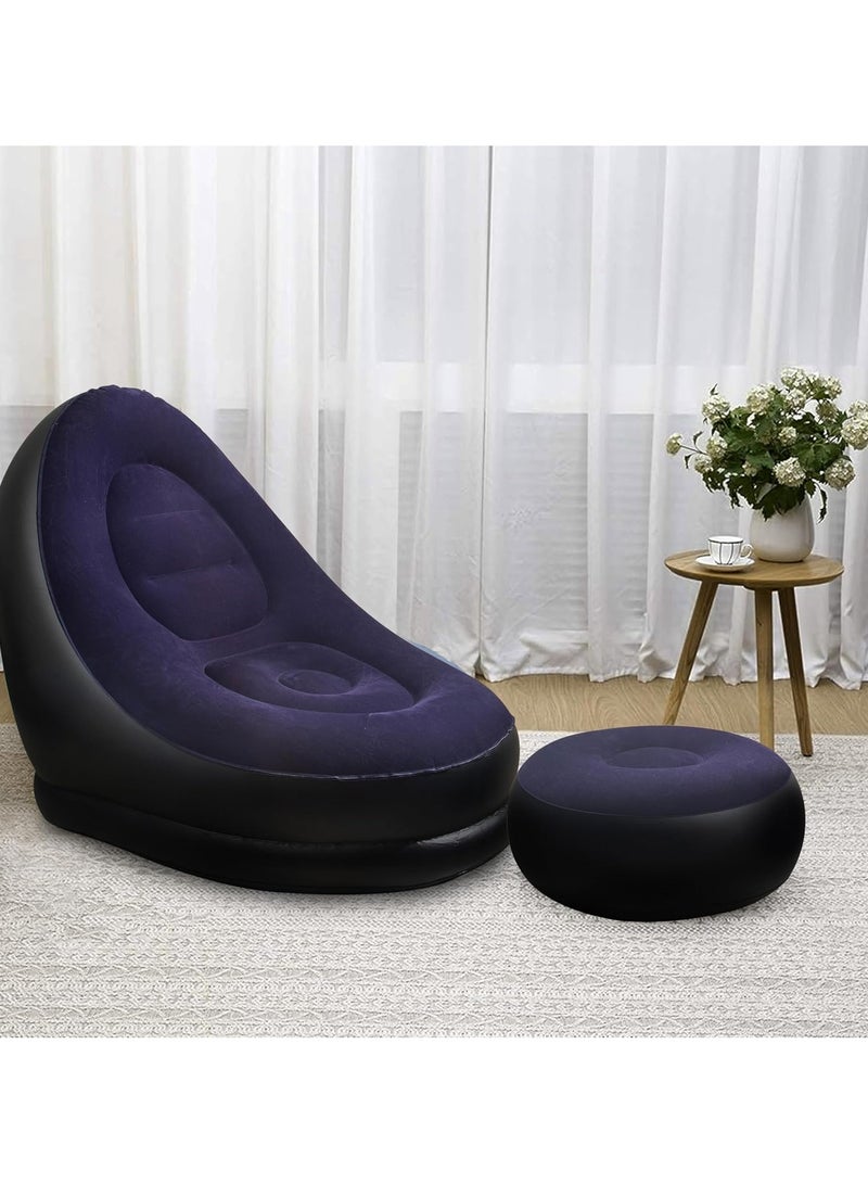 Inflatable Sofa for Household and Outdoor Use, Leisurely Inflatable Stool Sofa