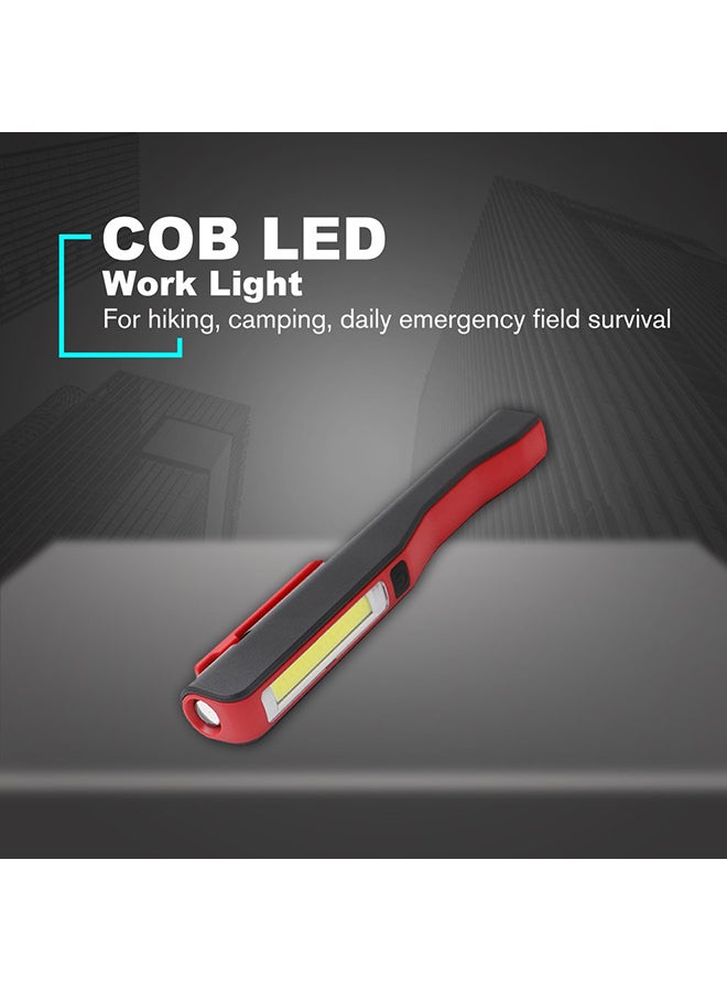 Portable USB Rechargeable COB LED Work Light Lamp Flashlight with Magnet Pen