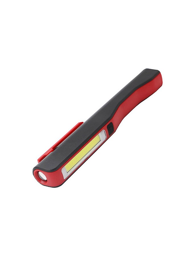 Portable USB Rechargeable COB LED Work Light Lamp Flashlight with Magnet Pen