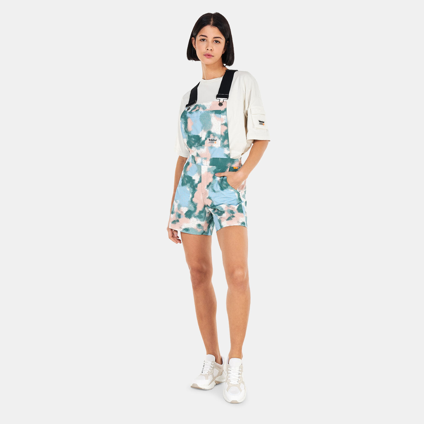 Women's Allover Print Dungarees