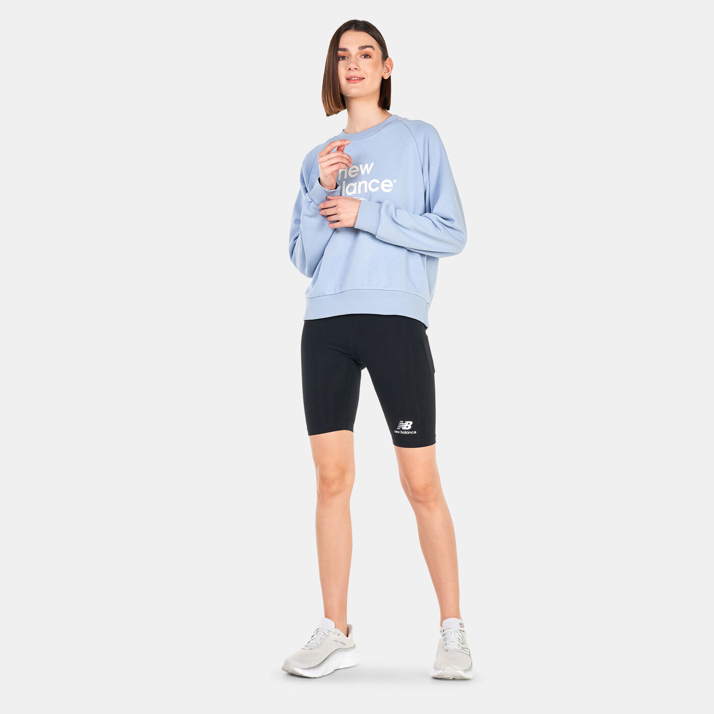 Women's Essentials Stacked Logo Bike Shorts