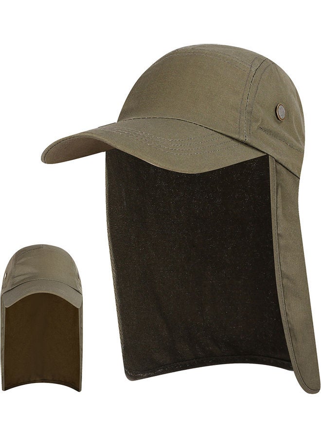 Sun Protection Cap Wide Brim Fishing 36 x 29cm