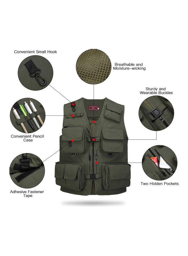 Multi Pocket Photography Vest XXXL