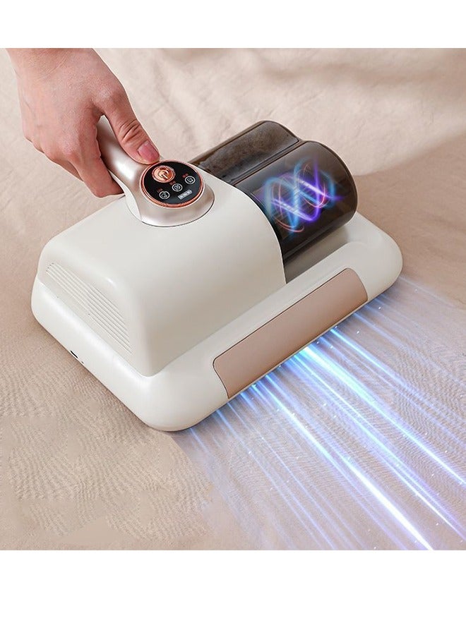 Wireless Bed Vacuum Cleaner,10KPa Handheld Dust Mites Vacuum Cleaner,Mattress Vacuum with UV Sterilization, 8,000 Beats/Min for Dust Mites & Pet Hair