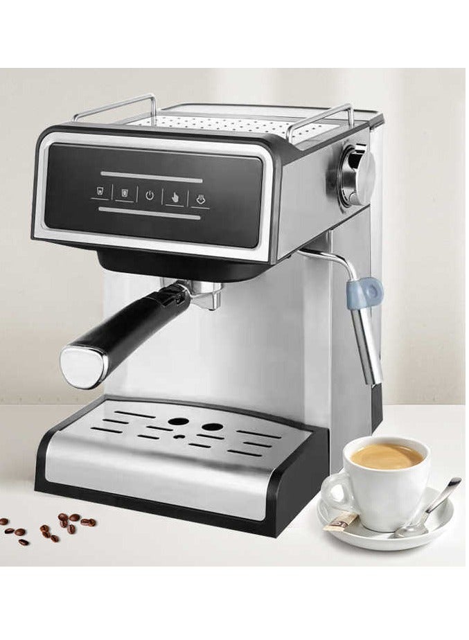 Espresso Coffee Maker with 15 Bar Pressure Touch Screen Control, 1.6L Water Tank, 850W High Power Boiler for Perfect Espresso and Coffee Drinks