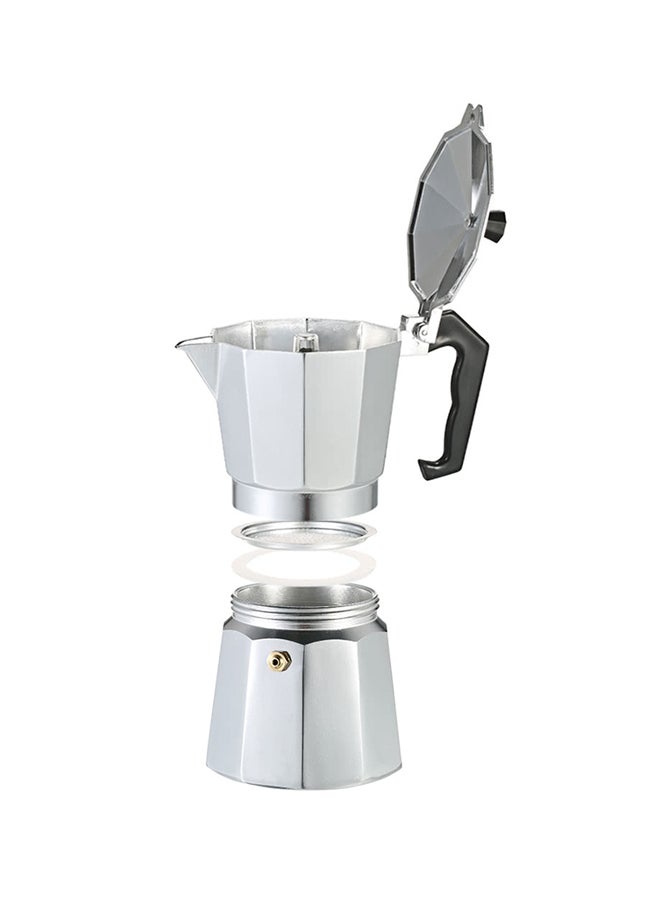 Espresso Maker 9-Cup Silver/Black