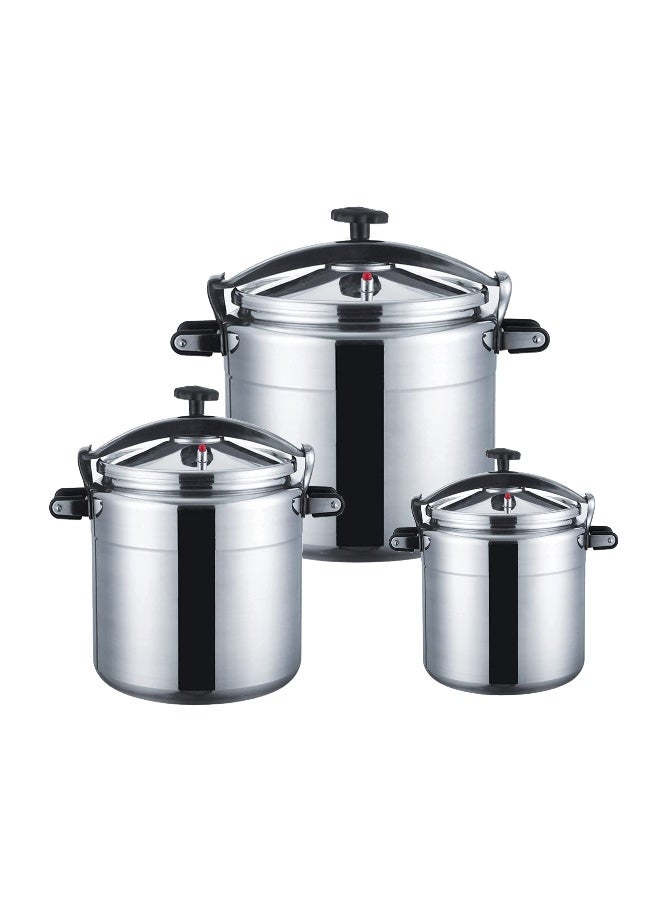 Aluminum Eco Heavy Pressure Cooker with Lid for Large Meal 50Ltr