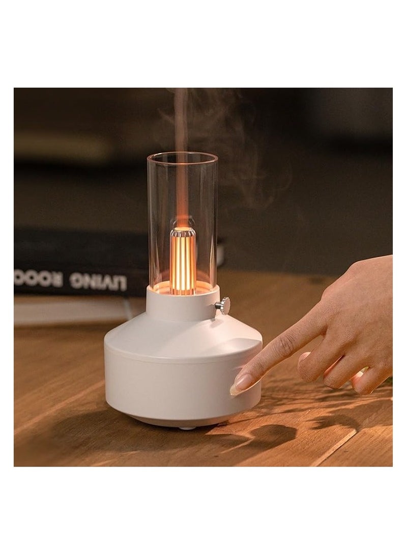 New aromatherapy humidifier household small aerosol dispenser desktop atmosphere candle light car retro lamp aroma diffuser