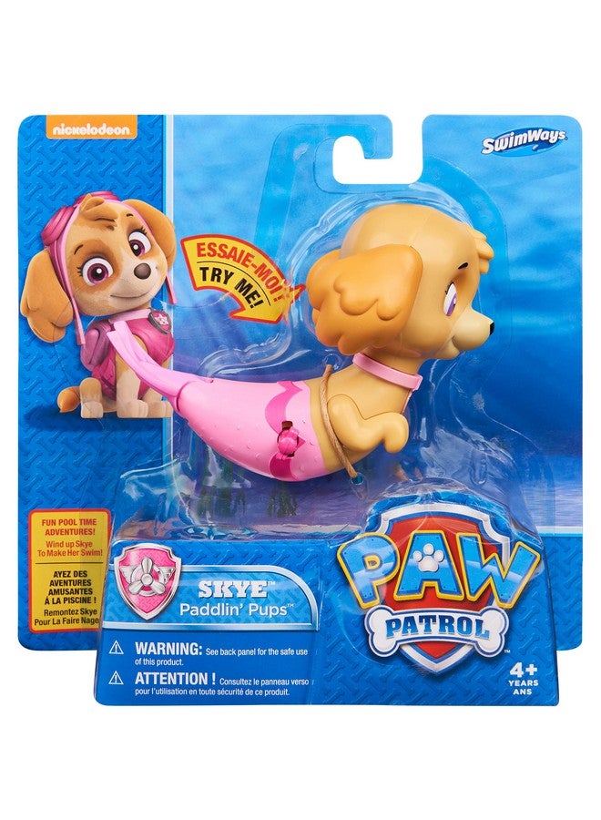 Paw Patrol Paddlinpups Skye Bath Toys & Pool Party Supplies For Kids Ages 4 And Up