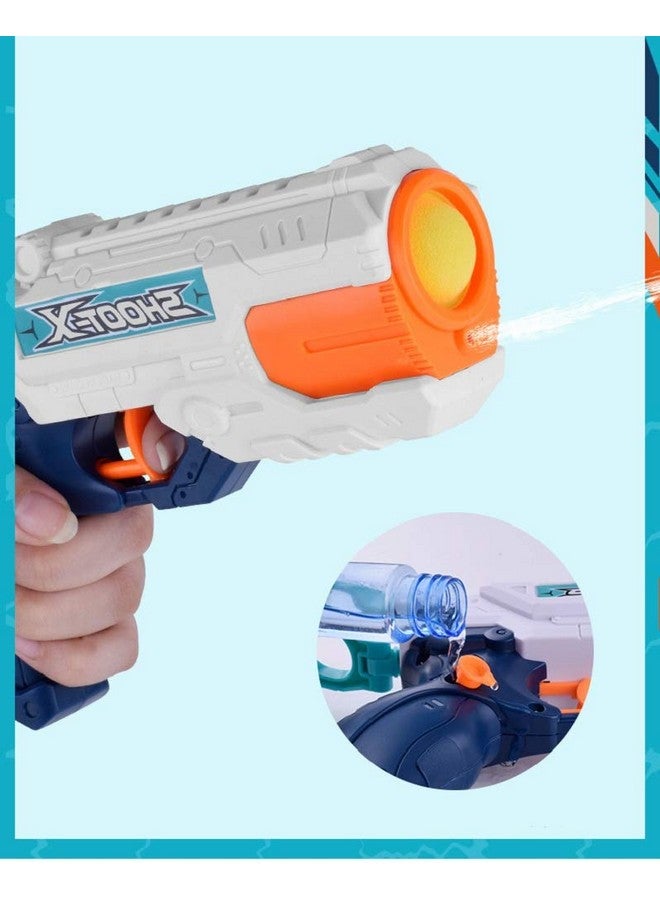 2 In 1 Water Shoot Gun With 3 Bowling Pins & 5 Soft Ball Bullet Toy Gun ; Dual Function 5 Ball & Water Shoot Gun Toy Shooting Gun Toys For Boys Kids Children