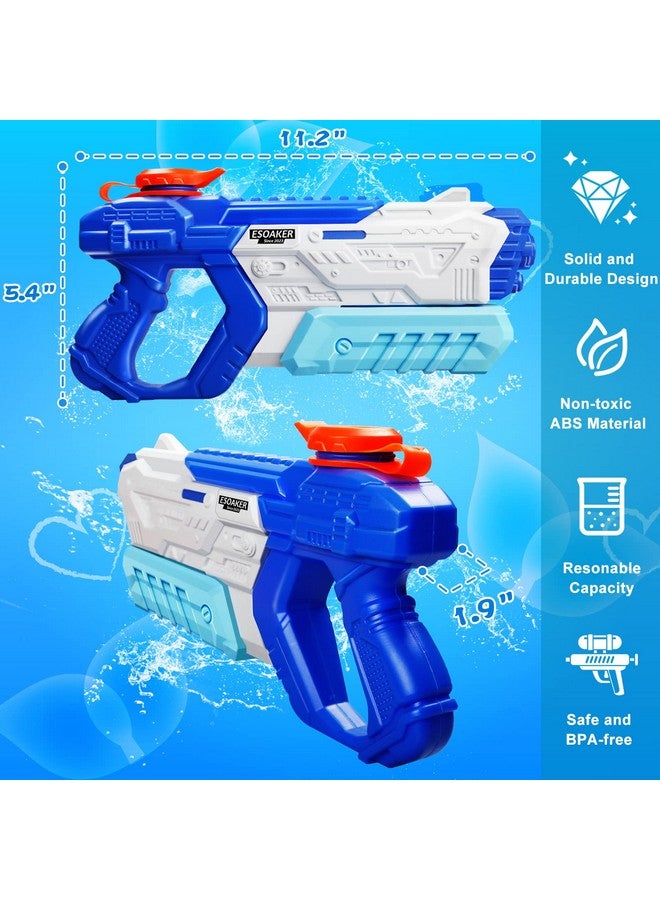 Water Gun For Kids Adults 4 Pack Soaker Squirt Guns With High Capacity Long Shooting Range Super Water Blaster Pool Toys For Summer Swimming Beach Water Fighting