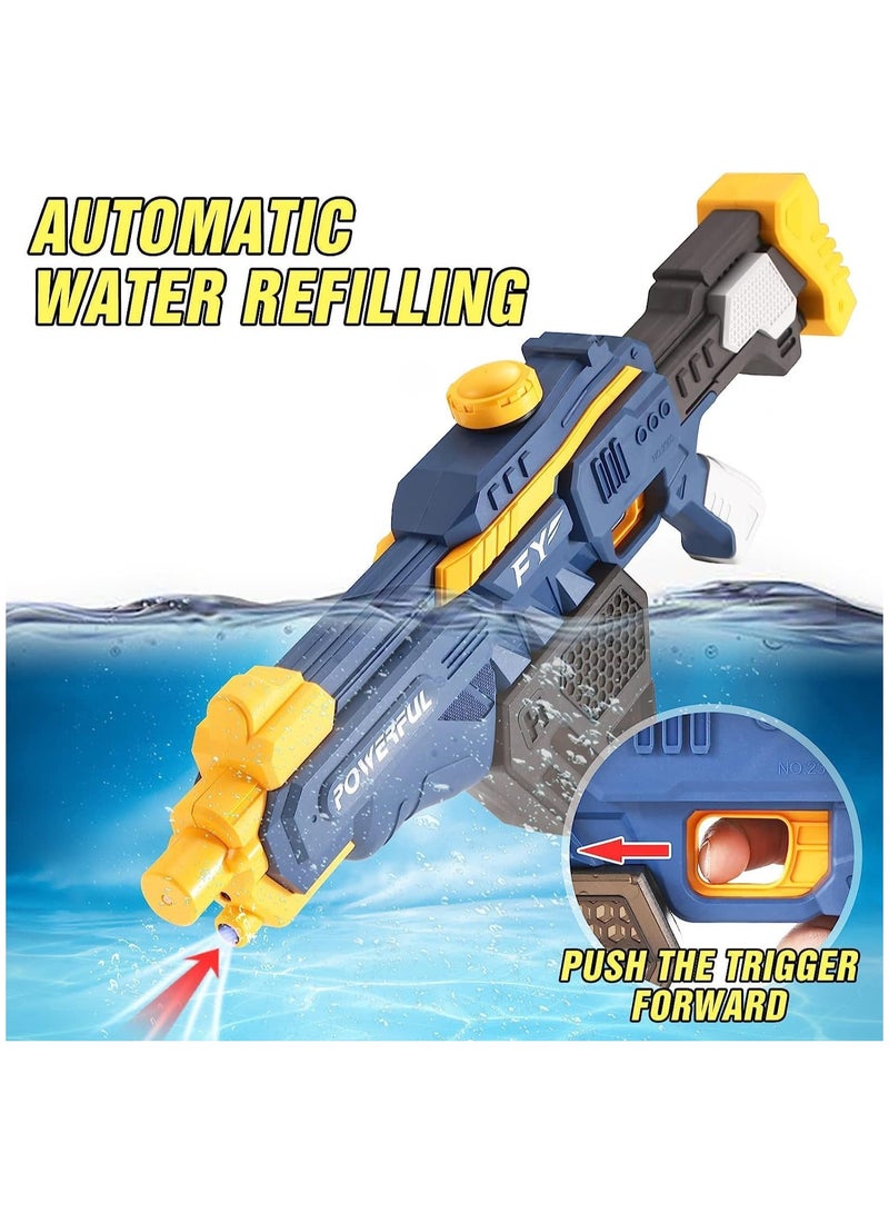 Electric Water Gun for Kids - High-Pressure Automatic Squirt Gun with Large Capacity, Powerful Electric Water Blaster for Kids & Adults - Ideal for Summer Pool, Beach Party, and Outdoor Fun (3-Pack)