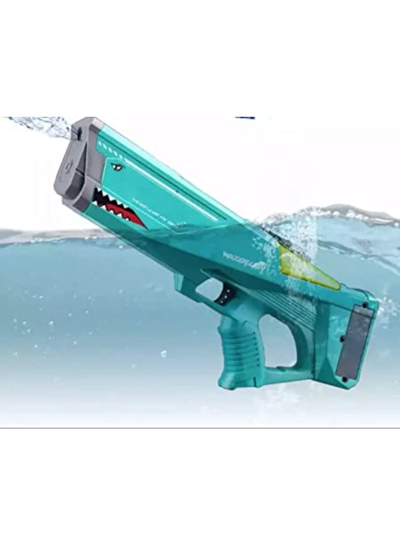 Automatic Electric Water Gun Outdoor Beach Toys Gun Summer Pool Toys High Pressure Electric Power Water Guns For Kids and Adult with rechargeable battery