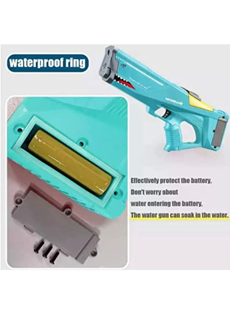 Automatic Electric Water Gun Outdoor Beach Toys Gun Summer Pool Toys High Pressure Electric Power Water Guns For Kids and Adult with rechargeable battery