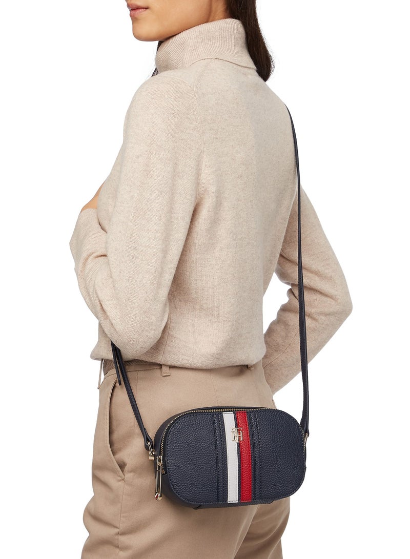 Tommy Hilfiger Element Striped Camera Crossbody Bag