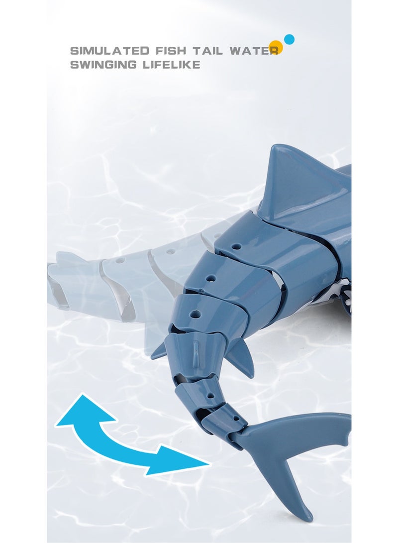 Deep Blue Water Spraying Mini Remote Control Whale, Simulation Electric Underwater Waterproof Animal Toy Model Suitable For Swimming Children'S Swimming Pool Bathtub