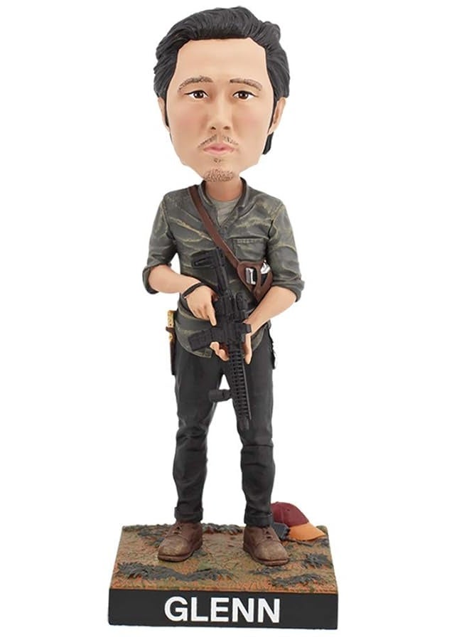 Royal Bobbles The Walking Dead Glenn Rhee Collectible Bobblehead Statue