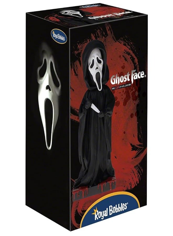 Royal Bobbles Ghost Face Collectible Bobblehead Statue