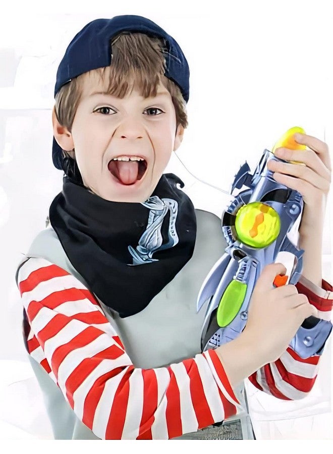 Electric Toy Space Gun Galactic Infinity Alien Blaster Pistol For Kids Pretend Play With Flashing Led Lights And Blasting Laser Fx Sounds (Style 1)