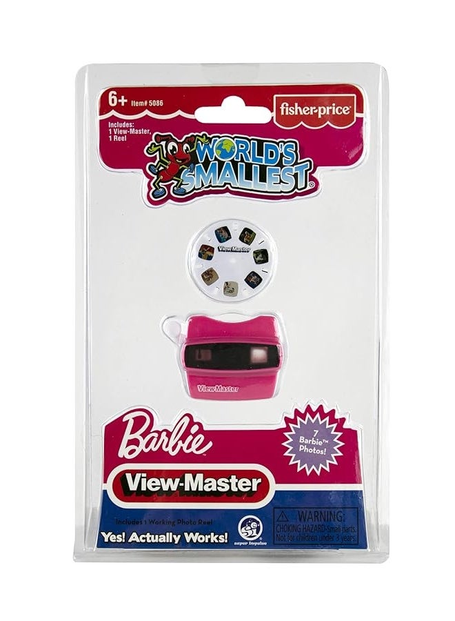 Worlds Smallest Barbie ViewMaster Pink