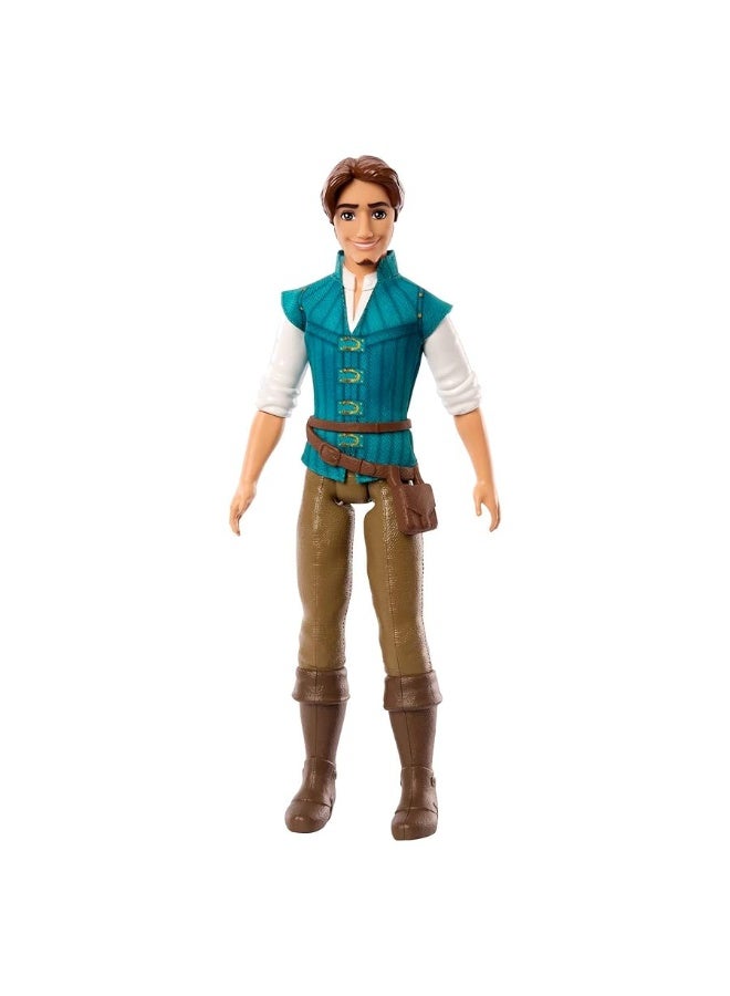 Mattel Disney Princess Toys, Flynn Rider Fashion Doll in Signature Outfit Inspired by the Disney Movie Tangled, Posable Character