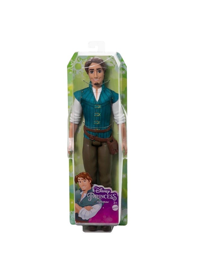 Mattel Disney Princess Toys, Flynn Rider Fashion Doll in Signature Outfit Inspired by the Disney Movie Tangled, Posable Character