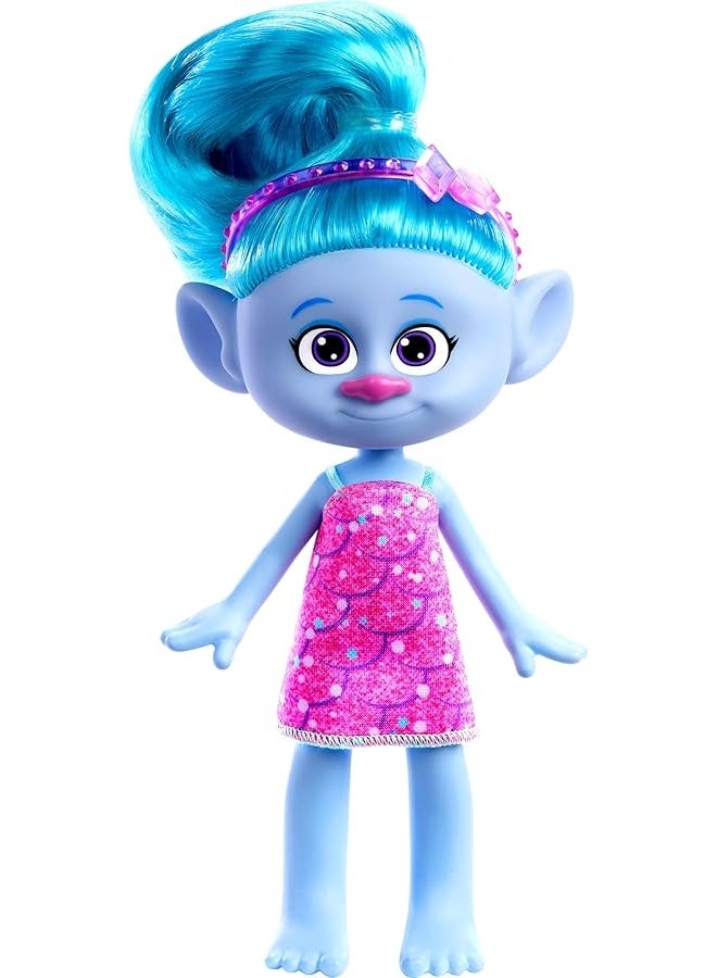 Mattel DreamWorks Trolls Band Together Trendsettinâ€™ Fashion Dolls, Chenille with Vibrant Hair & Accessory, Toys Inspired by the Movie