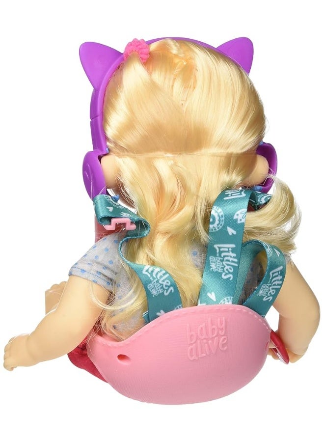 Baby Alive Littles, Carry â€˜n Go Squad, Little Chloe Blonde Hair Doll, Doll Carrier, Accessories, Toy for Kids Ages 3 Years and Up