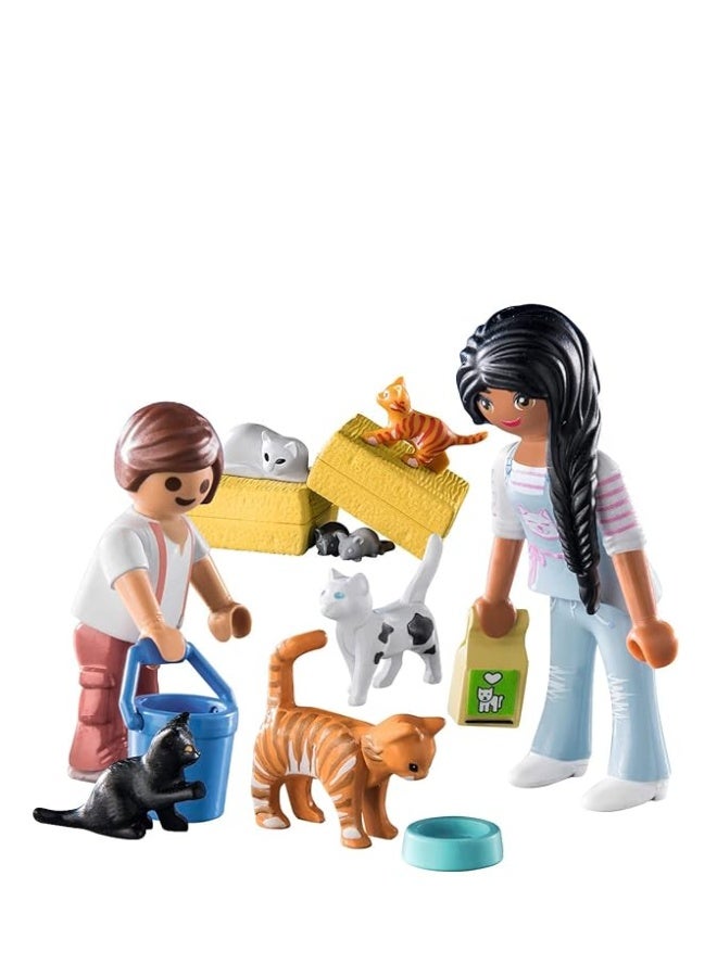 Playmobil Cat Family