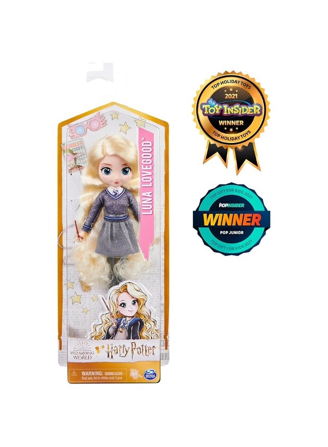 Wizarding World Harry Potter, 8-inch Luna Lovegood Doll, Kids Toys for Ages 5 and up