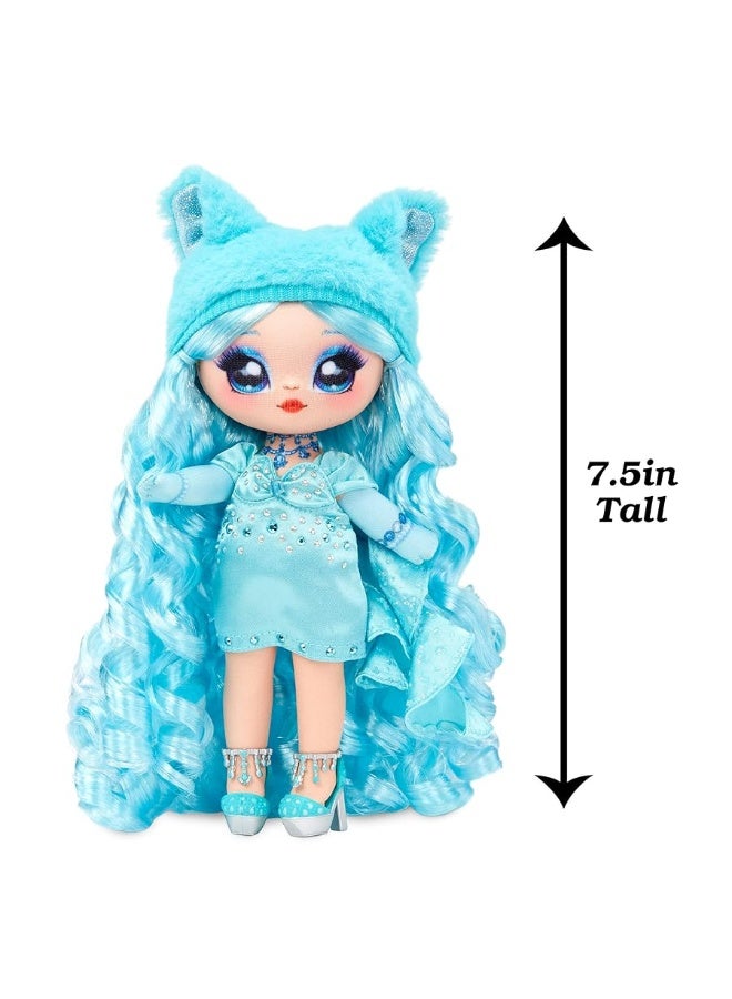 Na Na Na Surprise Sweetest Gems Marina Tealstone 75 Fashion Doll Aquamarine Birthstone Inspired with Blue Hair Charmeuse Dress  Brush Poseable Great Toy Gift for Girls Boys Ages 5 6 7 8 Years