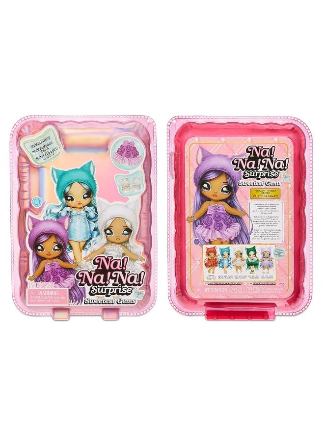 Na Na Na Surprise Sweetest Gems Marina Tealstone 75 Fashion Doll Aquamarine Birthstone Inspired with Blue Hair Charmeuse Dress  Brush Poseable Great Toy Gift for Girls Boys Ages 5 6 7 8 Years