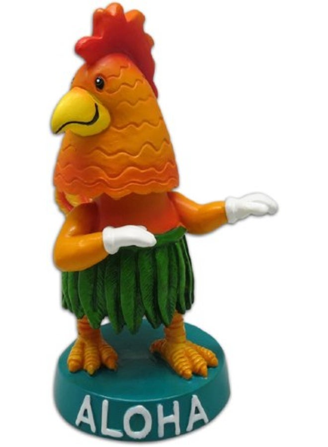 Hawaiian Hula Chicken Mini Dashboard Doll