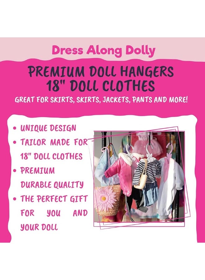 Doll Full-Outfit Clothes Hangers for 18