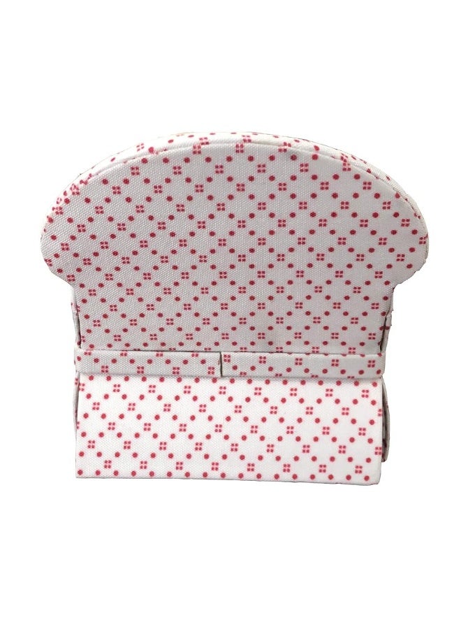 Dollhouse Sofa Armchair Upholstered Miniature Living Room Furniture Chair Fabric Accessories for 6 inch Dolls 112 Scale