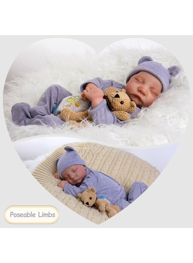 Aori Lifelike Reborn Baby Dolls Boy,18 in Baby Soft Body Realistic-Newborn Baby Dolls, Real Life Baby Dolls with Accessories for Kids Age 3+