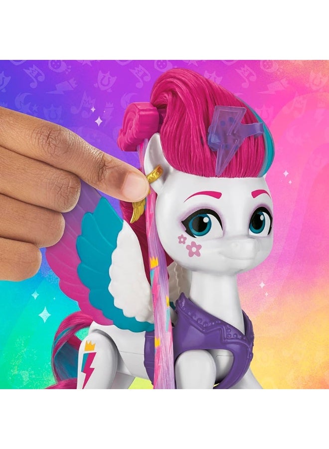 My Little Pony Toys Zipp Storm Style of The Day 5Inch Hair Styling Dolls with Fashions Toys for 5 Year Old Girls and Boys