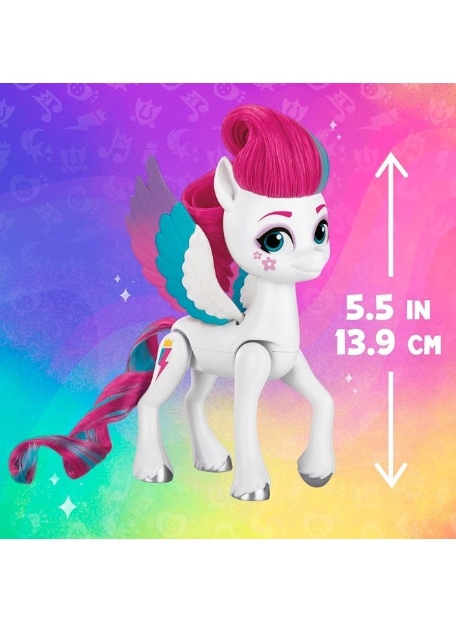 My Little Pony Toys Zipp Storm Style of The Day 5Inch Hair Styling Dolls with Fashions Toys for 5 Year Old Girls and Boys