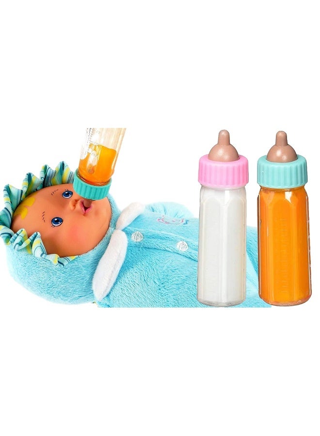 Ja-Ru Magic Baby Doll Bottles Milk Bottle and Juice Bottle, Great Baby Doll Accessories. Set with 2 Bottles. 701-1