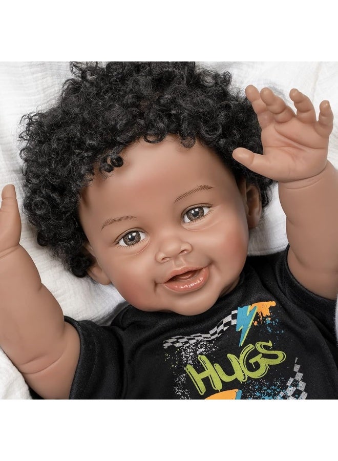 Paradise GalleriesÂ® Realistic Black Reborn Baby Doll, Ping Lau - Sculptor and Artist Designer Doll Collection, 21