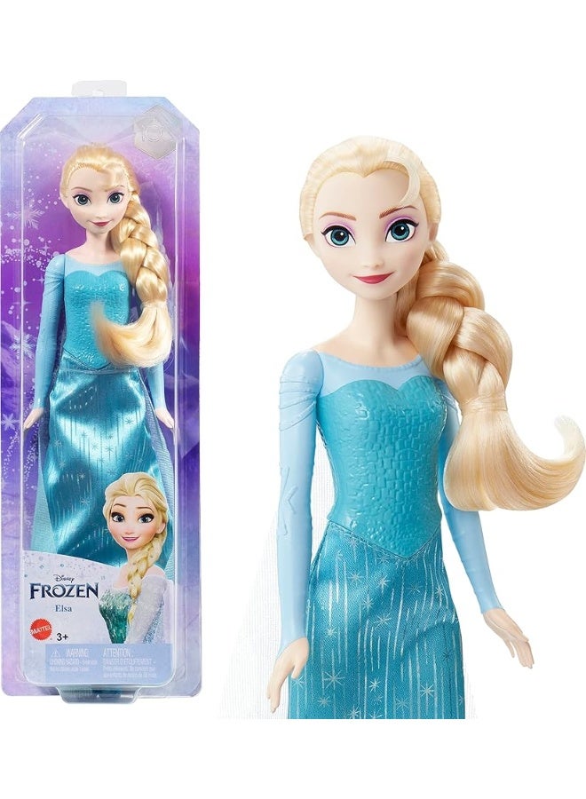 Mattel Disney Frozen Toys Elsa Fashion Doll  Accessory with Signature Look Inspired by the Movie