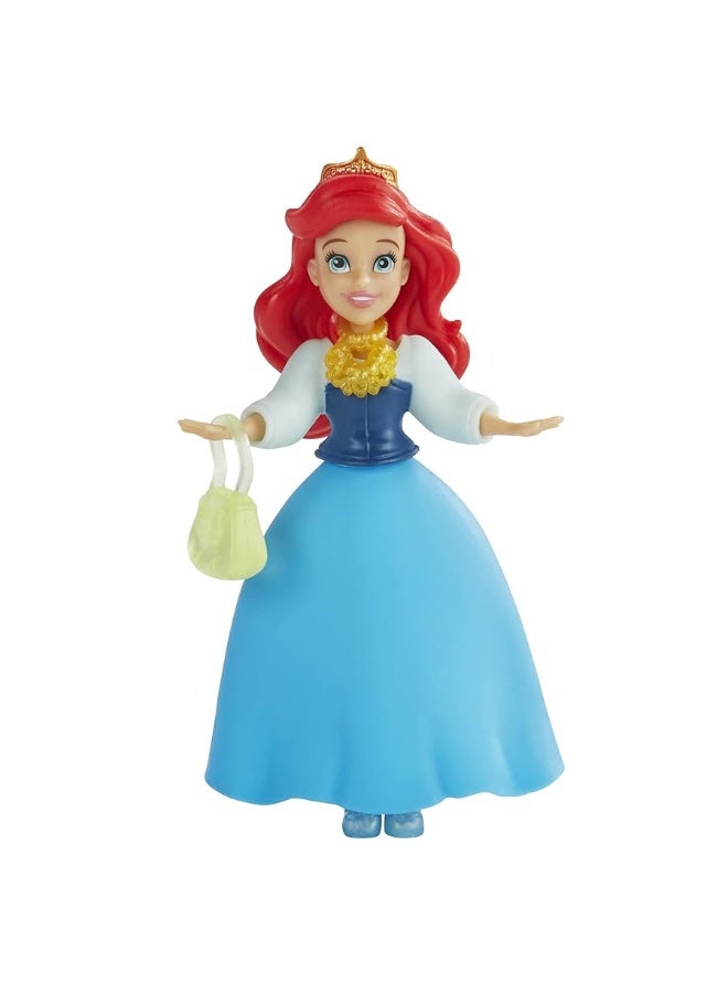 Disney Princess Secret Styles Fashion Surprise Ariel, Mini Doll Playset with Extra Clothes and Accessories, Toy for Girls 4 and Up