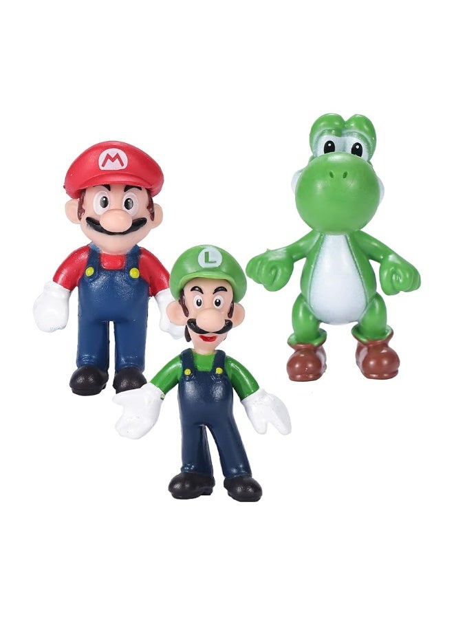 Mario Toys Bros Super Mary Princess Cake ToppersDecorations Turtle Mushroom Orangutan 3 Pcs 5